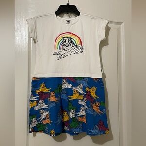 Organic Cotton Colorful Tiger Print Dress